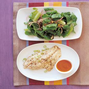 Green Salad with Carrot-Cumin Dressing_image