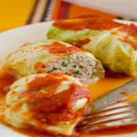 Turkey Florentine Stuffed Cabbage Rolls Recipe - (4.6/5) image