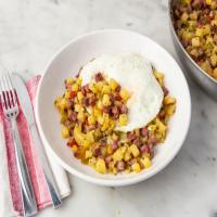 Corned Beef Hash with Hot Cherry Peppers image