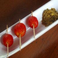Cherry Tomatoes Marinated in Vodka (In Oversized Martini Glass)_image