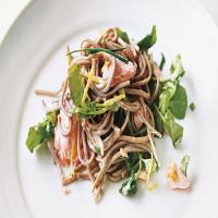 Soba with Salmon and Watercress image