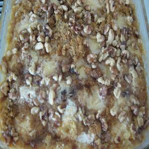 Fast and Easy Peach Crunch Cake_image