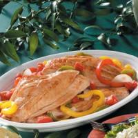 Grouper with Sweet Peppers_image