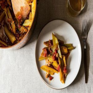 Marcella Hazan's Braised Celery with Onion, Pancetta, and Tomatoes_image