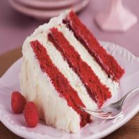 Raspberries and Cream Layer Cake image
