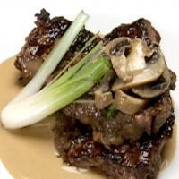 Sirloin Steak with Mushroom Marsala Sauce image
