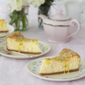 Mary Berry's Passion Fruit and Lemon Baked Cheesecake Recipe_image