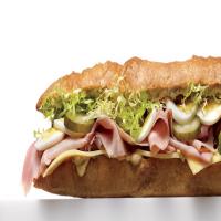 French Ham and Gruyere Sandwich image