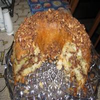 Apple Sour Cream Cinnamon Walnut Bundt Cake image