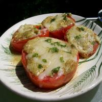 Baked Parmesan Tomato Slices_image