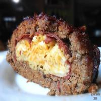 Mac & Cheese stuffed BBQ Meatloaf_image
