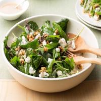 Spinach Salad with Goat Cheese and Walnuts image