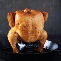 Beer-Can Roasted Chicken with Fig-Jam Pan Sauce image