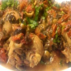 Spicy Chicken With Olives_image