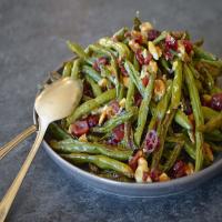 Roasted Green Beans with Cranberries & Walnuts_image