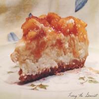 Cheesecake with Fresh Peach Topping_image