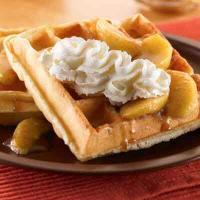 Waffles with Cinnamon Apples_image