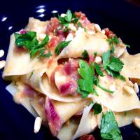 Pappardelle With Artichokes and Sun-Dried Tomatoes image