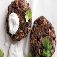 Black-Bean and Brown-Rice Cakes image