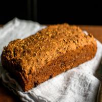 Brown Soda Bread Loaf With Caraway Seeds and Rye_image