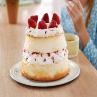 Strawberry Angel Food Cake image