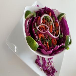 Vietnamese Beef and Red Cabbage Bowl_image