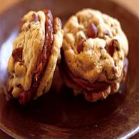 Milk Chocolate-Peanut Butter Sandwich Cookies image