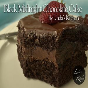 Black Midnight Chocolate Cake_image
