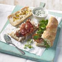 Chicken, bacon & watercress baguettes_image