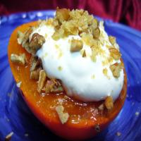 Ww 3 Points - Broiled Persimmon With Pecans_image