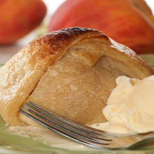 Peach Praline Dumplings with Sweet Cream Recipe - (4.5/5) image