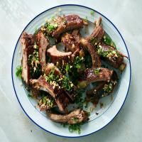 Spicy Tamarind Pork Ribs With Scallions and Peanuts image