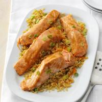 Ginger Salmon with Brown Rice image