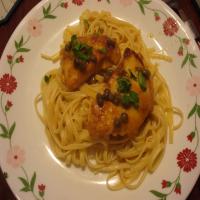 Light Chicken Piccata With Linguine_image
