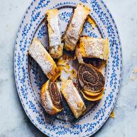 Poppy Seed and Pecan Strudel image