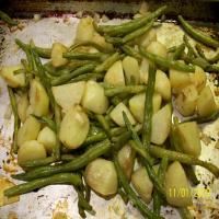 Roasted Potatoes and Green Beans image
