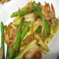 Sauteed Shrimp With Long Beans_image