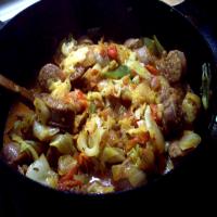 Beer Bratwurst and Cabbage image