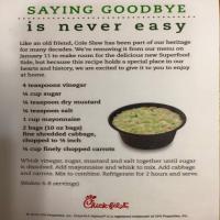 Chick-Fil-A Coleslaw- Authentic Released Recipe Recipe - (3.7/5) image