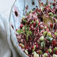 Wild-Rice and Lima-Bean Salad with Cranberry Relish image