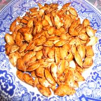 Pumpkin Seeds With Worcestershire and Garlic image