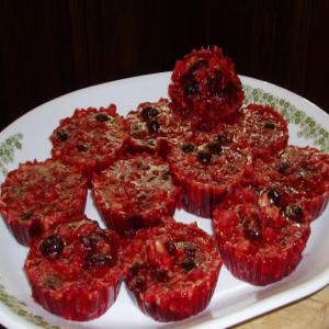 Cranberry Jello muffin cups image