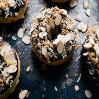 Coconut Almond Baked Doughnuts image