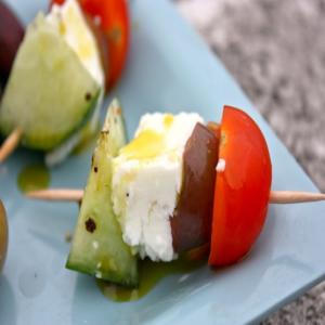 Greek Salad Skewers Recipe - Genius Kitchen_image