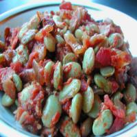 Barbecued Lima Beans Baked image