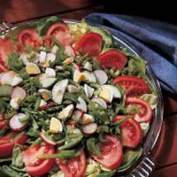 Summer Salad with Golden Dressing image