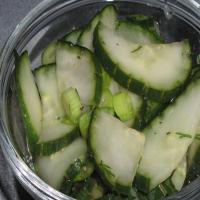 Simply Marinated Cucumbers image
