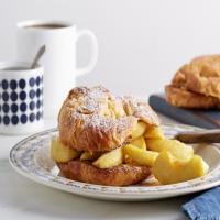 Croissant French Toast with Soft Caramel Apples image