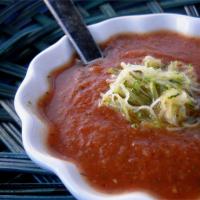 Fresh Tomato Zucchini Soup image