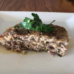 Meatloaf with Garlic Sauce_image